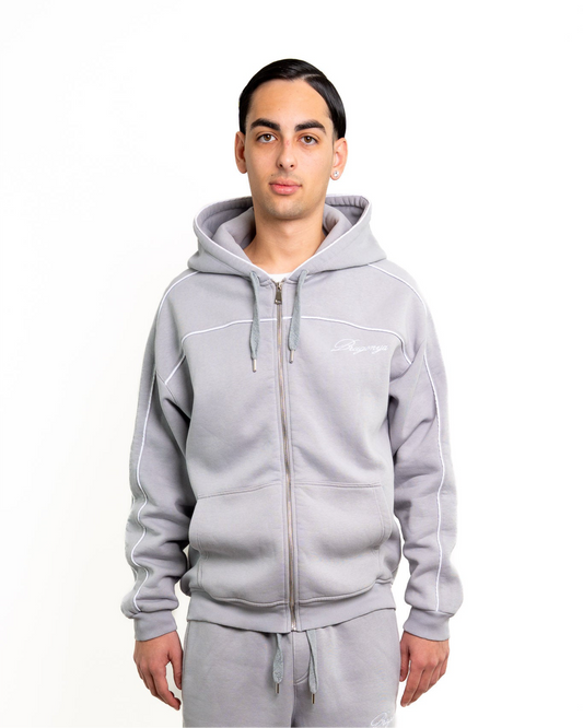 Grey Eyes Zipper