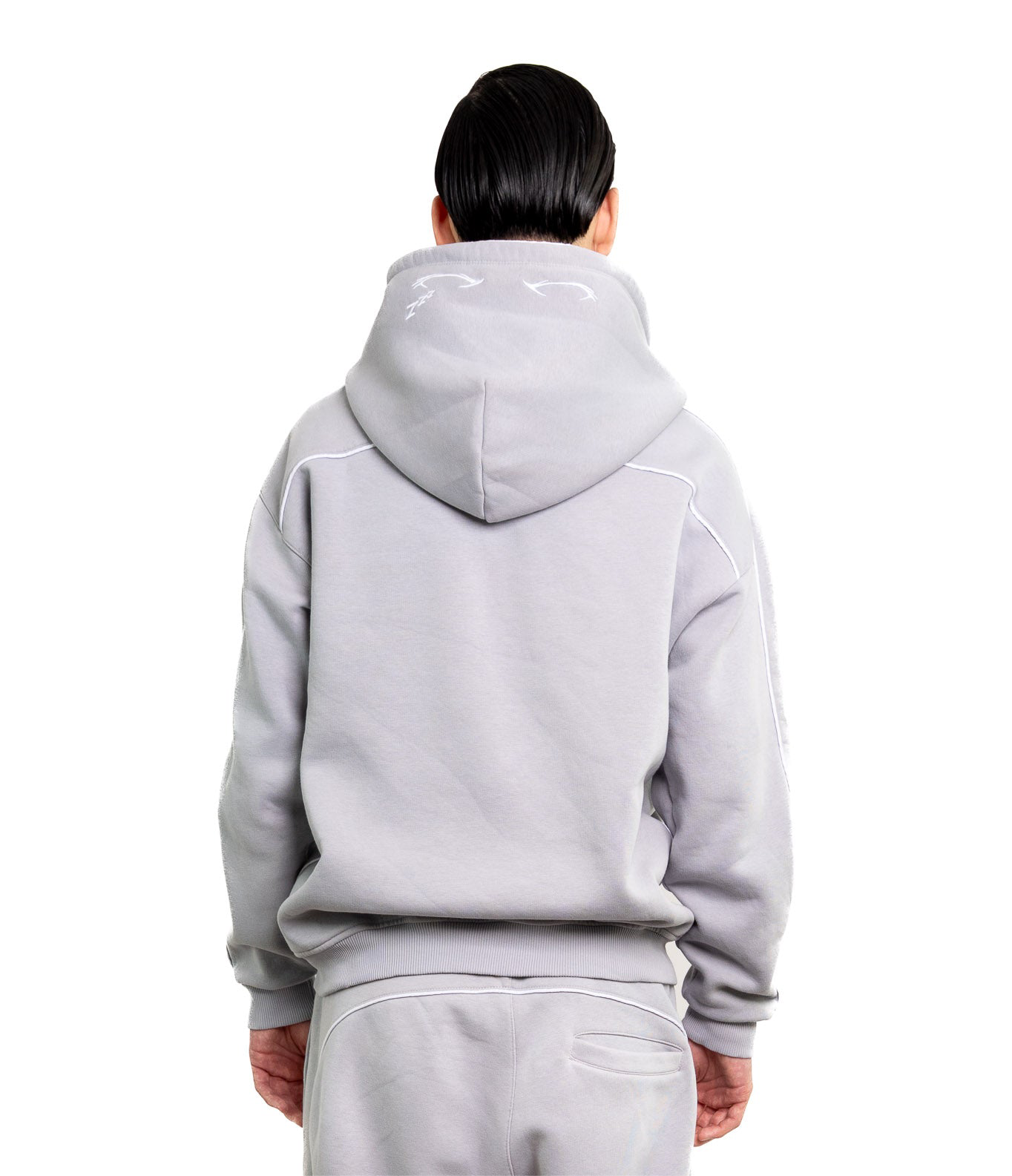 Grey Eyes Zipper